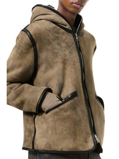 Smoky Black Dry Shearling FULL ZIP JACKET Our Legacy | M4269FSSMOKY BLACK DRYSHEARLING